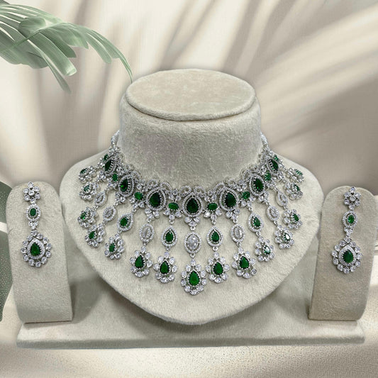 Victorian Polish with AD Stones Bridal Choker
