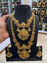 Nakshi Work with AD Stones Bridal Combo