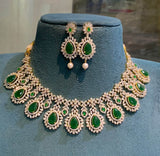 American Diamond Stone Necklace - Nakshatra Jewels