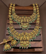 Nakshi Work with Kundan Stones Bridal Combo Set - Nakshatra Jewels