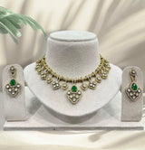 Victorian Polish AD Stones Necklace