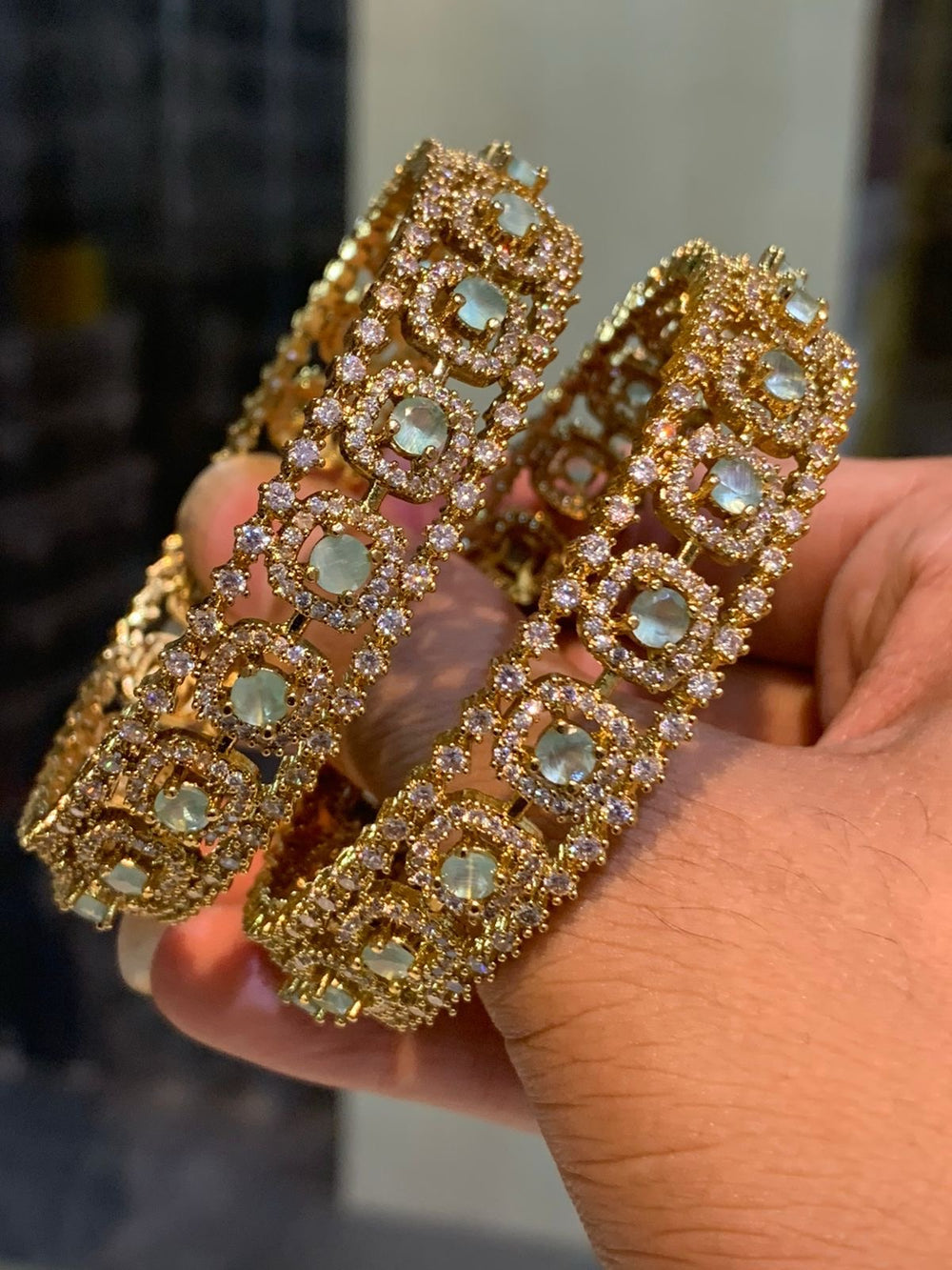 Victorian Polish AD Stone Bangles