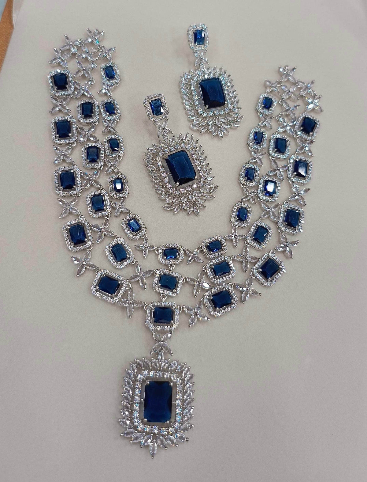 AD Stones Bridal Layer Haram