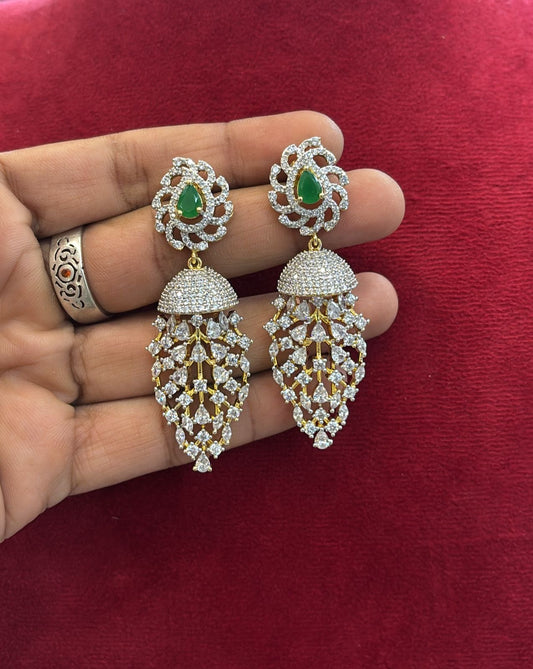 AD Stones Bridal Earrings