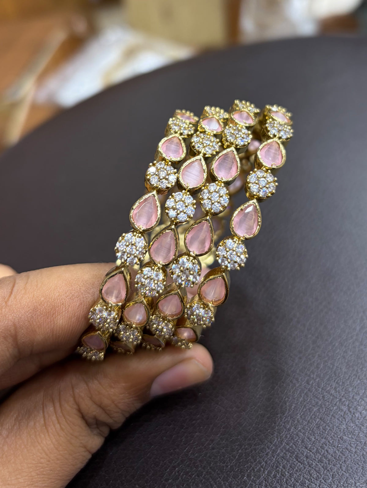 AD Stone Bangles