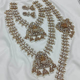 Moissanite Stones Bridal Set - Nakshatra Jewels