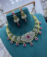AD Stones Choker - Nakshatra Jewels