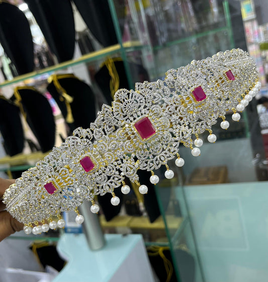 American Diamond Stones Bridal Hip Belt