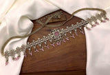 Victorian Polish AD Stones Hip Chain - Nakshatra Jewels