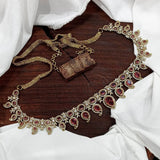 Victorian Polish AD Stones Hip Chain - Nakshatra Jewels
