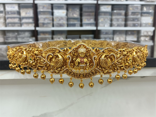 Nakshi Work with AD Stones Bridal Hip Belt