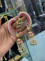 Jaadu Kundan Stones Bridal Earcuffs
