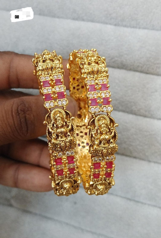 Premium Matt with AD Stones Bangles
