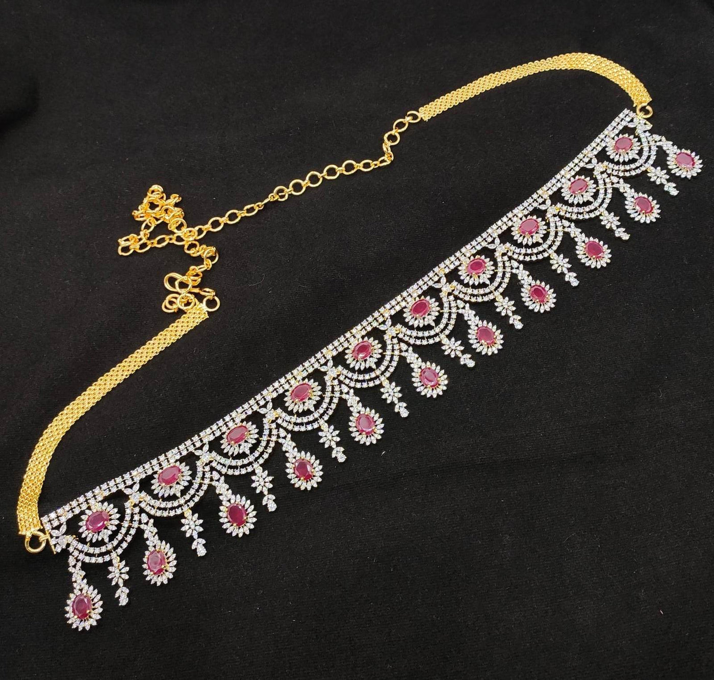 American Diamond Stones Bridal Hip Chain