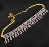 American Diamond Stones Bridal Hip Chain - Nakshatra Jewels