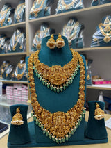 Nakshi Work with AD Stones Bridal Combo