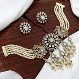 Moissanite & AD Stones Choker - Nakshatra Jewels
