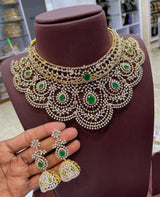 American Diamond Stones Bridal Choker