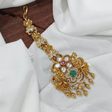Nagasi work with Kempu Stones Tikka - Nakshatra Jewels