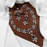 Victorian Polish AD Stones Necklace - Nakshatra Jewels