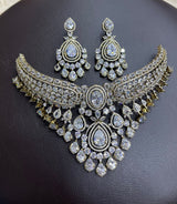 Victorian Polish with AD Stones Bridal Choker