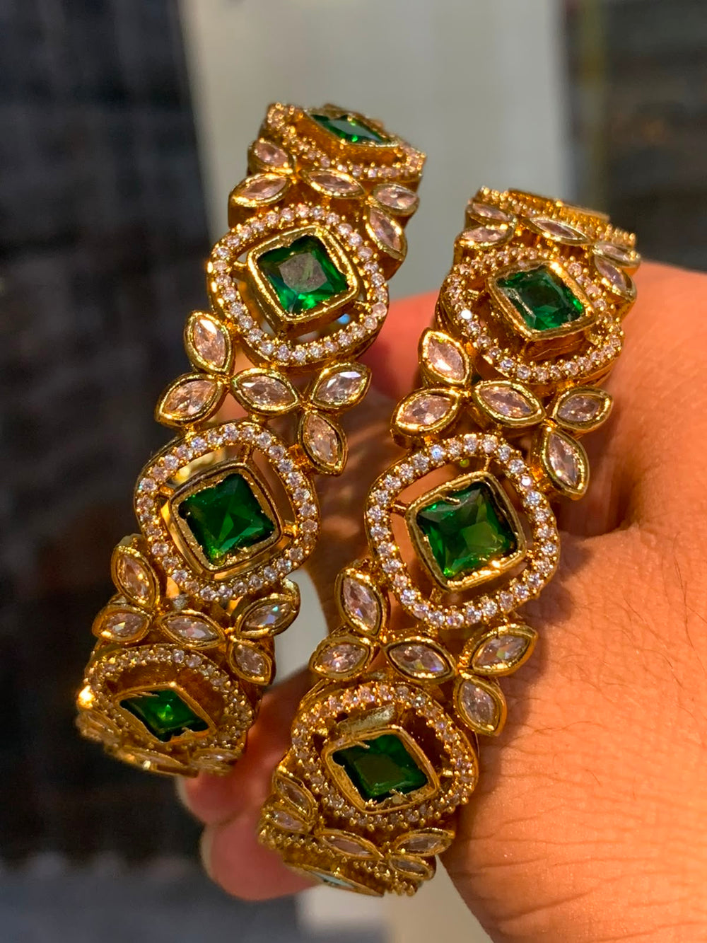 Victorian Polish AD Stone Bangles