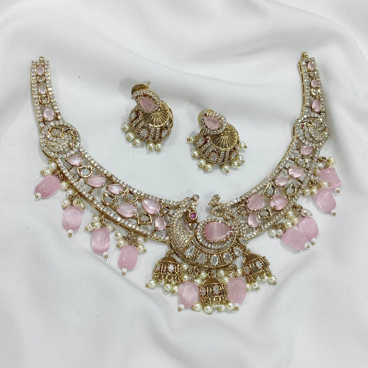 Victorian Polish AD Stones Choker