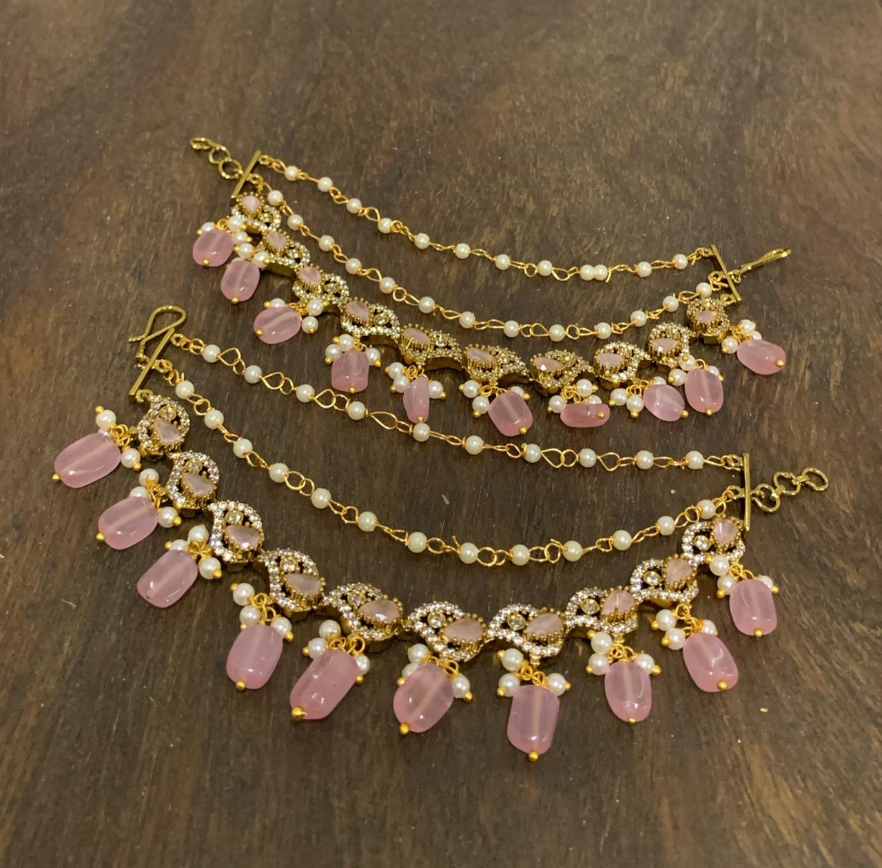 Premium Matt with ADStones Ear Chains