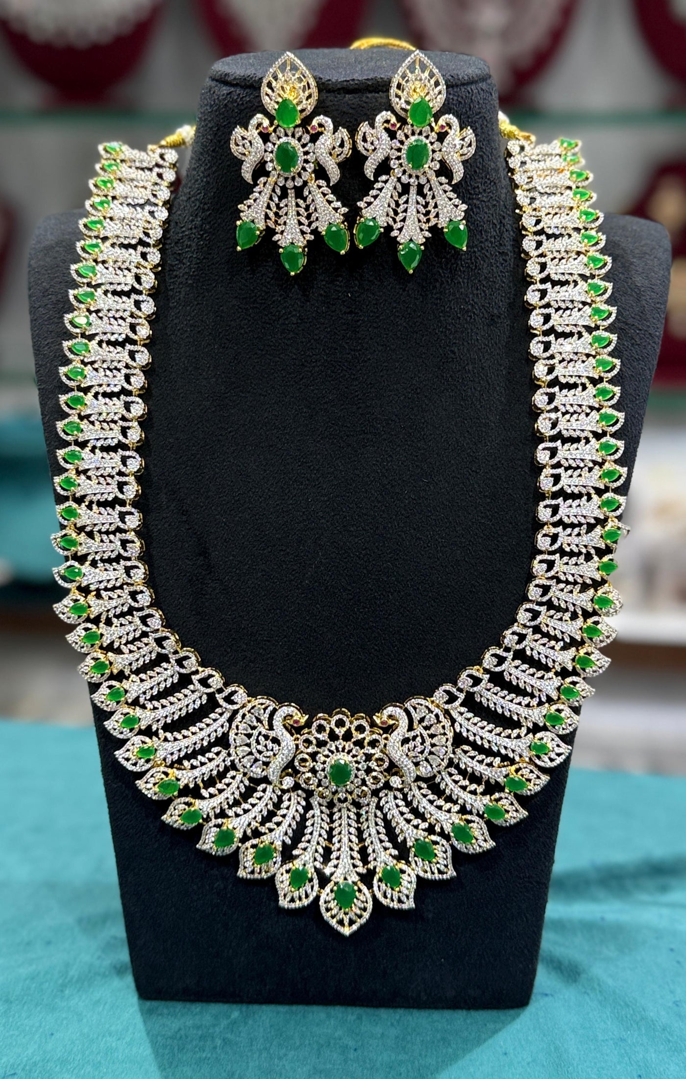 American Diamond Stones Bridal Haram