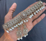 Victorian Polish with AD Stone Choker