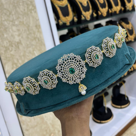 American Diamond Stones Bridal Hip Chain