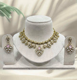 Victorian Polish AD Stones Necklace