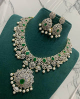 American Diamond Stones Necklace - Nakshatra Jewels