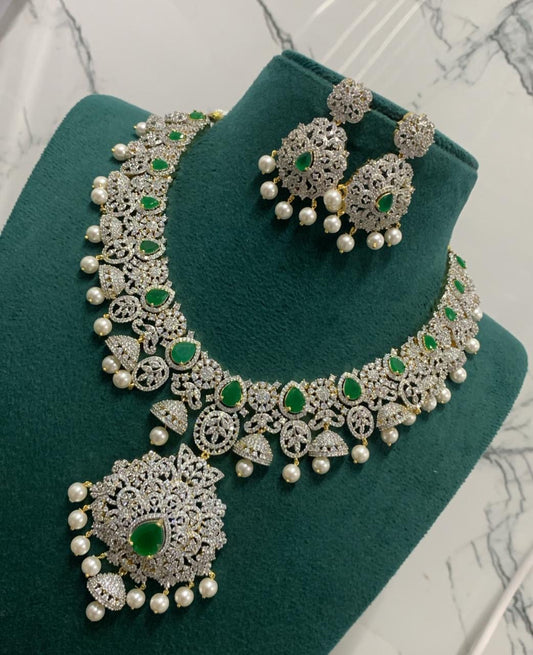 American Diamond Stones Necklace
