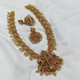 Nakshi Work with Ad stone’s haram - Nakshatra Jewels