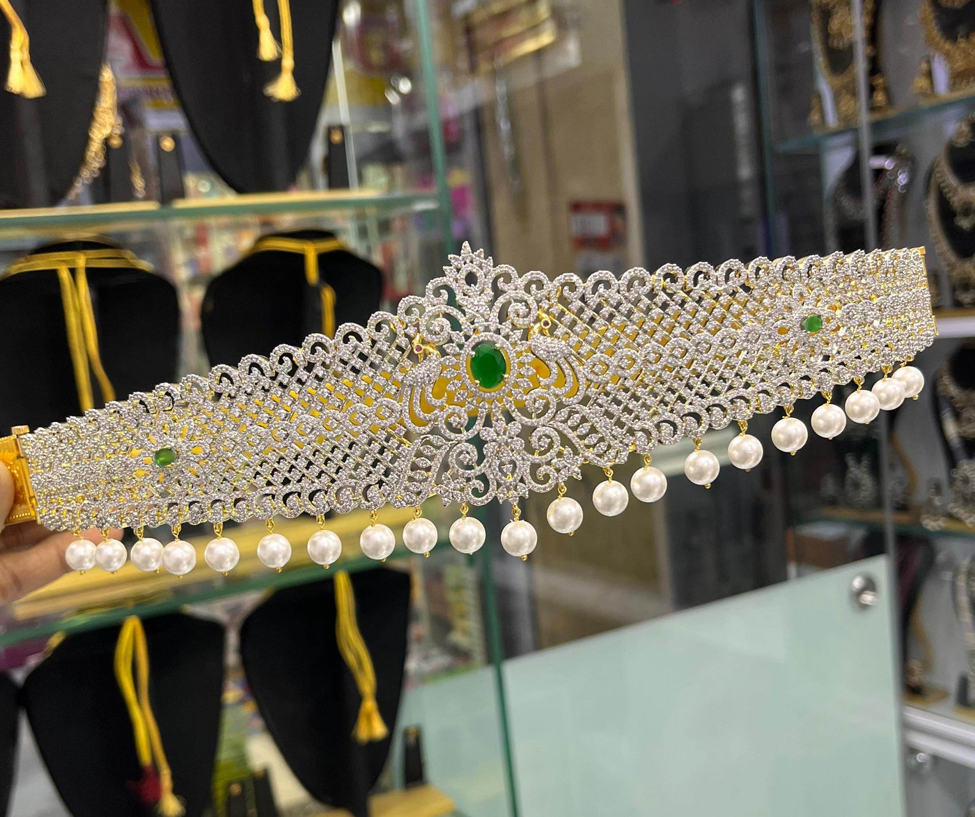 American Diamond Stones Bridal Hip Belt