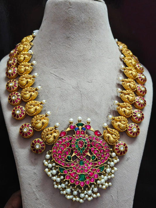 Jaadu Kundan Stones Bridal haram