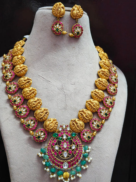 Jaadu Kundan Stones Bridal haram