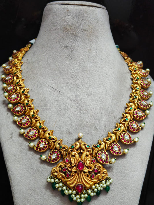 Jaadu Kundan Stones Bridal haram