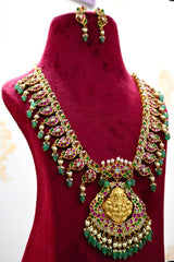 Jaadu Kundan Stones with Nagasi Work Haram - Nakshatra Jewels