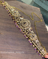 Victorian Polish AD Stones Bridal Hip Chain - Nakshatra Jewels