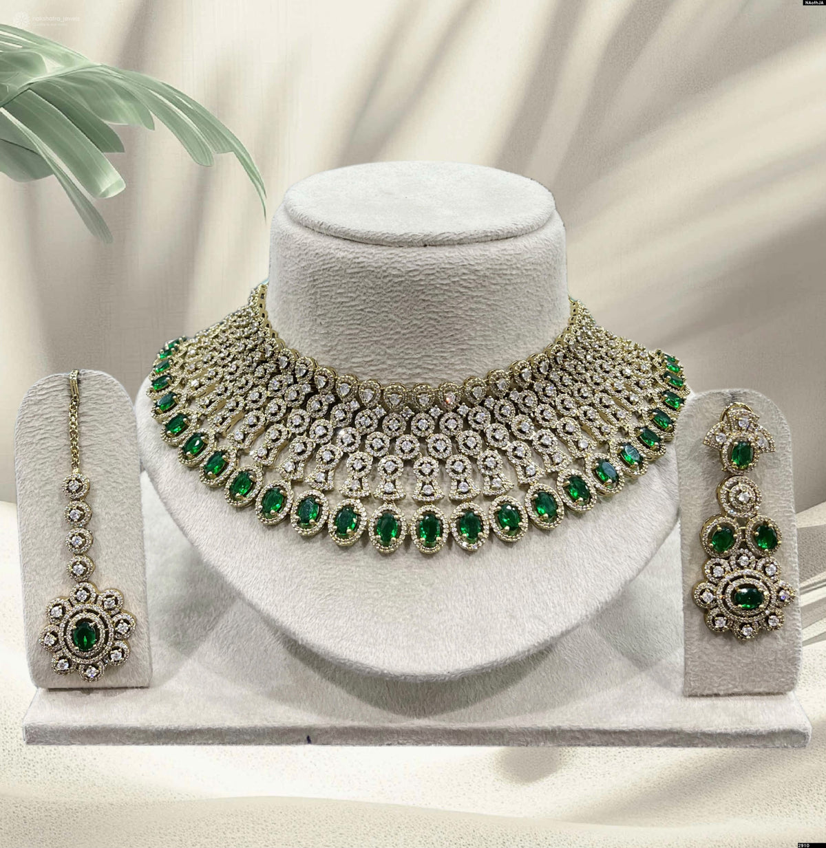 Victorian Polish AD Stones Choker