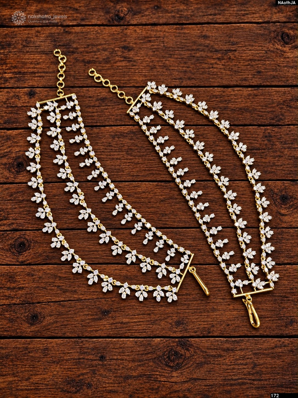 AD Stones Ear Chains