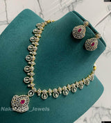 American Diamond Stones Necklace - Nakshatra Jewels