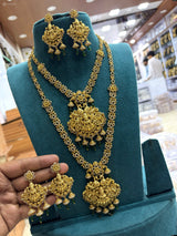 Nakshi Work with AD Stones Bridal Combo Set