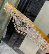 American Diamond Stones Bridal Hip Belt - Nakshatra Jewels