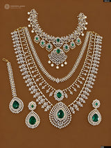 American Diamond Stones Bridal Combo Set