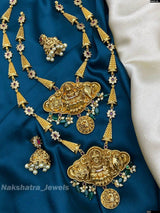 Nakshi Work with AD Stones Combo Set - Nakshatra Jewels