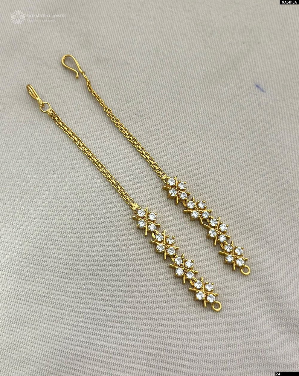 AD Stones Ear Chains