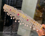 American Diamond Stones Bridal Hip Belt - Nakshatra Jewels